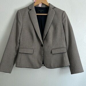 Ann Taylor Houndstooth Blazer